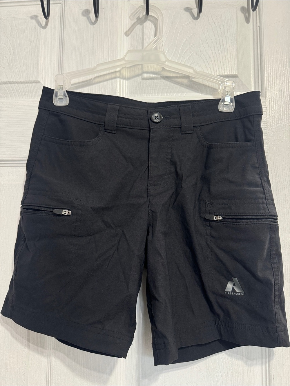 Eddie Bauer Black Women's Cargo Shorts with Zip Pockets